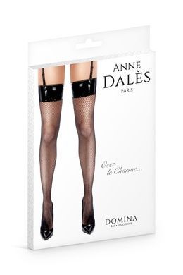 Чулки сетка с виниловым верхом Anne De Ales Domina T4 SO4058 фото
