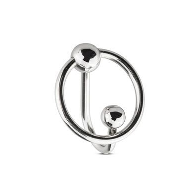 Уретральная вставка с кольцом Sinner Gear Unbendable &mdash; Sperm Stopper Solid, диаметр кольца 2,6 см SO4583 фото