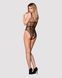 Бодістокінг із великої сітки з доступом Obsessive B117 teddy S/M/L, чорний SO7205 фото 4