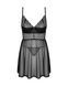 Пеньюар і трусики Obsessive Chemeris babydoll & thong XS/S SO9758 фото 3