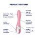 Вибратор точки G надувной Satisfyer Air Pump Vibrator 2 SO8411 фото 4