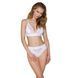 Эластичный топ с кружевом Passion PS001 TOP L, white SO4187 фото 2