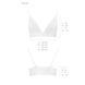 Эластичный топ с кружевом Passion PS001 TOP L, white SO4187 фото 5