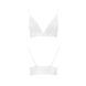 Эластичный топ с кружевом Passion PS001 TOP L, white SO4187 фото 4