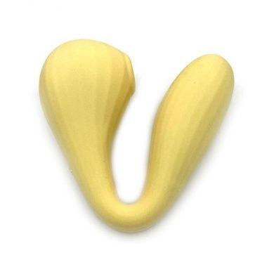 Вакуумный вагинально-клиторальный стимулятор Magic Motion Bobi Yellow, управление со смартфона SO5746 фото