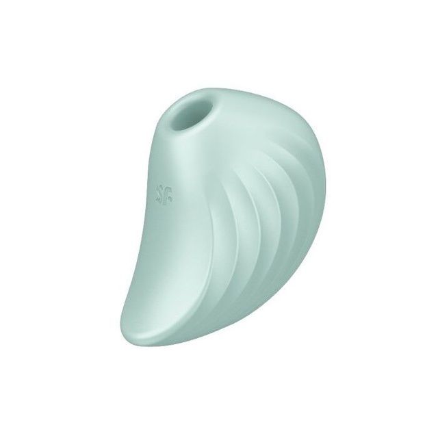 Вакуумный клиторальный стимулятор с вибрацией Satisfyer Pearl Diver Mint SO6077 фото