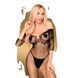 Бодистокинг с имитацией лифа Penthouse - High Profile Black XL SO5266 фото 1