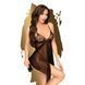 Бэби-долл с ажурным браллетом и высоким разрезом Penthouse - Sweet Beast Black L/XL SO5295 фото 1
