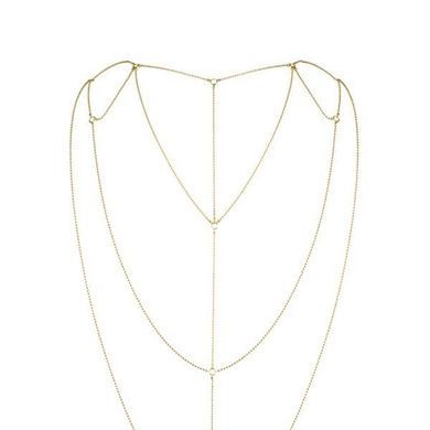 Ланцюжок для спини Bijoux Indiscrets Magnifique Back and Cleavage Chain - Gold, прикраса для тіла SO2657 фото