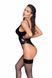 Боди с мокрым эффектом Noir Handmade F244 Powerwetlook body with high cut bottom hem, XL SX0164 фото 2