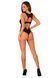 Кружевное боди Obsessive Donna Dream crotchless teddy XL/2XL Black, открытый доступ SO8635 фото 7