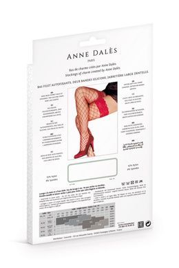 Панчохи у велику сітку Anne De Ales ERICA T2 Red SO4696 фото