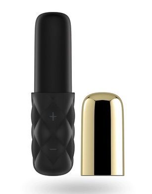 Мощный мини-вибратор Satisfyer Sparkling Darling Gold со съемным колпачком, 16 режимов работы SO3106 фото