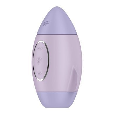 Вакуумний стимулятор з вібрацією Satisfyer Mission Control Violet, 2 незалежні мотори SO8970 фото