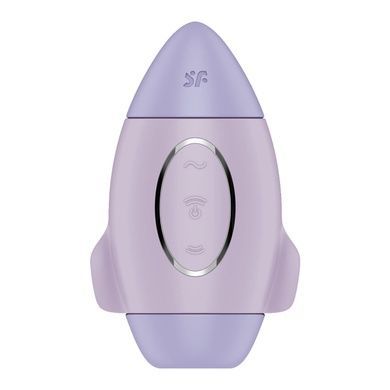 Вакуумний стимулятор з вібрацією Satisfyer Mission Control Violet, 2 незалежні мотори SO8970 фото