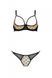 Комплект MARINA SET WITH OPEN BRA beige S/M - Passion SO9733 фото 3