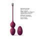 Вагінальні кульки Dorcel LOVE BALLS PLUM, вібрації та рухи внутрішньої кульки, пульт ДК SO7388 фото 3