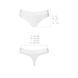 Трусики-бразиліана з бавовни Passion PS005 PANTIES M, white SO4224 фото 6