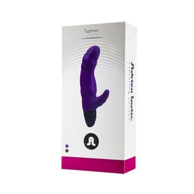 Вибратор рельефный Adrien Lastic Typhoon Purple со стимуляцией точки G, два мотора AD10803 фото
