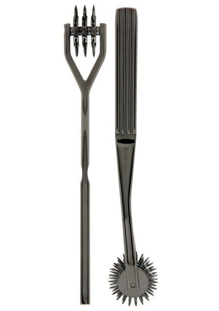 Колесо Вартенберга гольчасте на 3 ряди зубців Doc Johnson Kink- Spike - Solid Metal Pinwheel - 3 Whe SO4018 фото