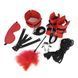 Набір БДСМ Art of Sex - Soft Touch BDSM Set, 9 предметів, Червоний SO6599 фото 2