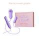 Набор 3в1 Zalo &ndash; UNICORN Set Violet, виброяйцо, пульсатор, вакуумный стимулятор SO6688 фото 3