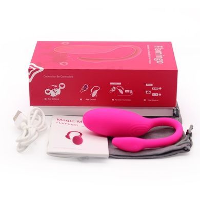 Смарт-виброяйцо Magic Motion Flamingo со стимулятором клитора, 3 вида упражнений Кегеля SO2686 фото