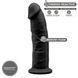 Фалоімітатор SilexD Oscar Black (MODEL 2 size 9in), двошаровий, силікон + Silexpan, діаметр 5,4см SO9925 фото 2