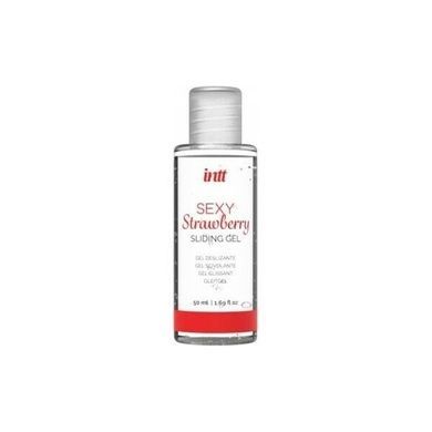 Набор Intt BRAZILIAN PANTY RED: трусики на резинке S-XL с жемчужным кольцом + клубничный лубрикант SO7128 фото