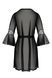 Пеньюар Passion LEAFA PEIGNOIR black L/XL - ECO Passion SX0506 фото 4