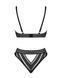 Комплект белья Obsessive Natilya 2-pcs set XS/S, black, бюстгальтер, трусики SO7717 фото 4