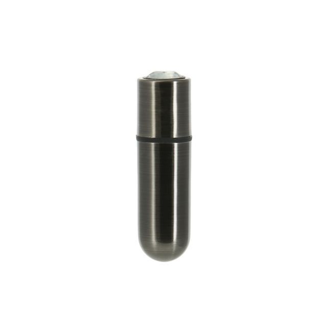 Віброкуля PowerBullet First-Class Bullet 2.5&Prime; з Key Chain Pouch, Gun Metal, 9 режимів вібрації SO6846 фото