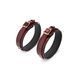 Фиксаторы для бедер Liebe Seele Wine Red Thigh Cuffs S Size, натуральная кожа SO9454 фото 3