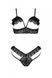 Комплект DOLLY SET WITH OPEN BRA black XXL/XXXL Passion SO9706 фото 3
