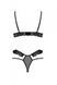 Комплект DOLLY SET WITH OPEN BRA black XXL/XXXL Passion SO9706 фото 4