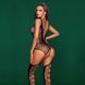 Бодистокинг JSY 7960 с имитацией чулок One Size Black, декольте, боковые вырезы, открытый доступ SO6889 фото 3