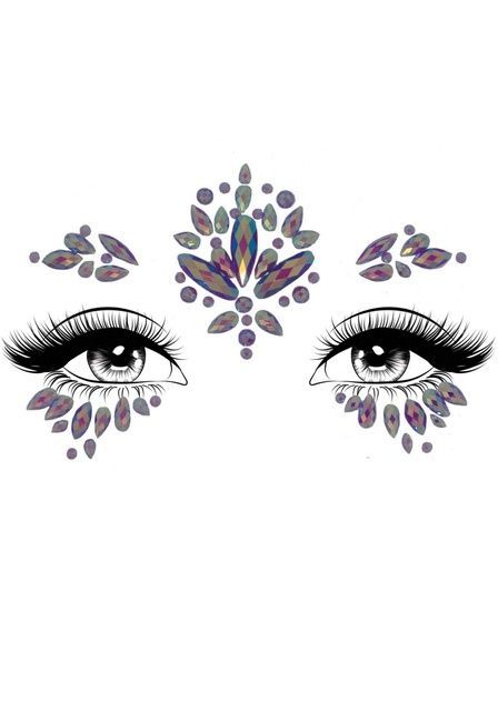 Leg Avenue Verity face jewels sticker SO9180 фото