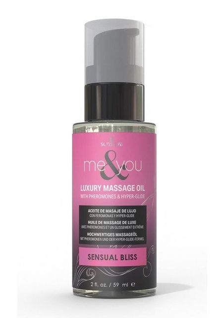 Масажна олія Sensuva Me&You - Sensual Bliss (Pink Grapefruit & Vanilla Bean) 59 мл SO9833 фото