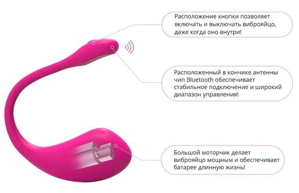 Смарт-виброяйцо Lovense Lush 2 SO4083 фото