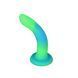Светящийся в темноте фаллоимитатор ADDICTION Rave 8&Prime; Glow in the Dark Dildo Blue Green, 20,3 см SO6849 фото 2