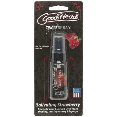 Спрей для минета Doc Johnson GoodHead Tingle Spray &ndash; Strawberry (29 мл) со стимулирующим эффектом SO3492 фото