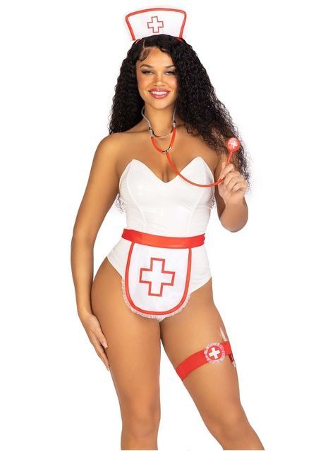 Набор аксессуаров медсестры Leg Avenue Nurse Kit One Size, 5 предметов SO9181 фото