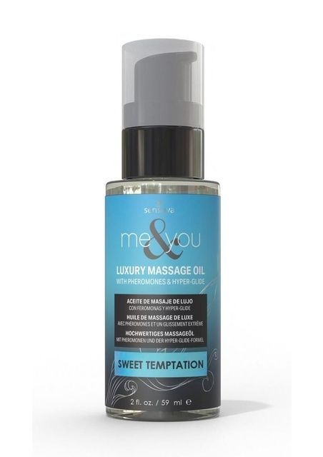 Масажна олія Sensuva Me&You - Sweet Temptation (Vanilla, Sugar & Sweet Pea) 59 мл SO9834 фото