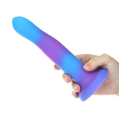 Светящийся в темноте фаллоимитатор ADDICTION Rave 8&Prime; Glow in the Dark Dildo Blue Purple, 20,3 см SO6851 фото