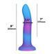 Светящийся в темноте фаллоимитатор ADDICTION Rave 8&Prime; Glow in the Dark Dildo Blue Purple, 20,3 см SO6851 фото 4