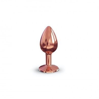 Металлическая анальная пробка с украшением в виде кристалла Dorcel - Diamond Plug Rose Gold S SO5534 фото