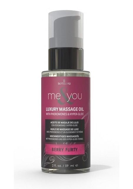 Масажна олія Sensuva Me&You - Berry Flirty (Wild Berries) 59 мл SO9836 фото