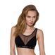 Топ з прозорою вставкою Passion PS002 TOP XL, black SO4202 фото 1