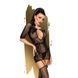 Бодистокинг Penthouse High stakes S/L Black, мини-платье, цветочный декор, глубокое декольте, чулки SO6467 фото 1