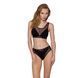 Топ з прозорою вставкою Passion PS002 TOP XL, black SO4202 фото 3